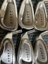Used ONOFF UNDER CUT CAVITY iron heads #5-Pw