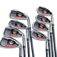 TaylorMade BURNER PLUS Iron Set 8pcs 5-Pw,Aw,Sw Regular Flex RE-AX SUPERFAST RH