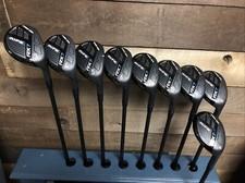 USED RH Senior Mens Rife RX7 Hybrid Irons Set 3-SW Senior Flex Graphite 5846-PYF