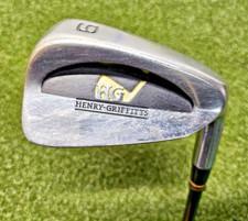 Henry-Griffitts 9 Iron / RH / Stiff Graphite ~37" / NEW GRIP / Nice / jd9975