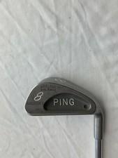 RH Ping Karsten One 8 Iron Steel Shaft 36 " Length Black Dot Toe Heel
