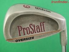 Wilson ProStaff Oversize Single 9 Iron Steel Shaft Regular Flex Mens Right Hand