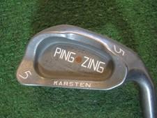 PING ZING BROWN DOT 5 IRON, PING JZ STIFF FLEX STEEL SHAFT, 38.5"