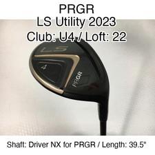 PRGR LS Utility 2023 U4 Hybridー 22 39.5" Driver NX for PRGR Stiff Right-Handed