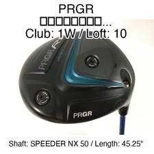 PRGR ... 1W Driver 10 45.25" SPEEDER NX 50 Stiff Right-Handed