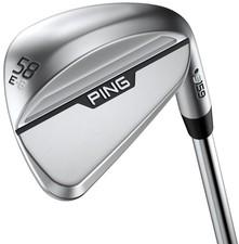Left Handed Ping s159 Chrome E Grind 58* Lob Wedge 58-8 Steel Z-Z115 Very Good