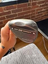 King Cobra snack bite 56 degrees wedge. Bounce is 10. 36 inch shaft KBS HI-REV 2