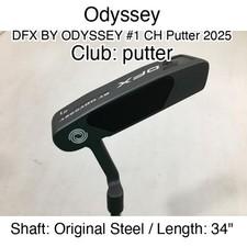 Odyssey DFX BY ODYSSEY #1 CH Putter 2025 putter Putter 34" Original Steel Right-