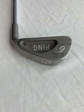 RH Ping Karsten One 6 Iron Steel Shaft 37 " Length Black Dot Toe Heel