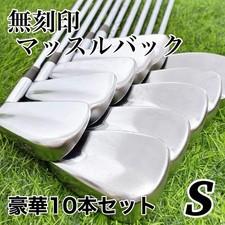 Rare Club Unmarked Muscle Back Iron Set Of 10 Dg S200