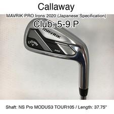 Callaway MAVRIK PRO Irons 2020 (JDM) 5-9.P Iron Set 37.75" NS Pro MODUS3 TOUR105