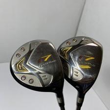 TaylorMade r7 XR Fairway Wood Set Genuine Carbon SR Flex RH Golf Club Used