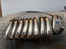 Callaway X-Hot A, P-4, 4H. Right Handed Regular Flex Clubs. Steel Shaft.