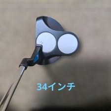 Odyssey Ai-one TRI-BEAm 2ball Black Putter Used From Japan