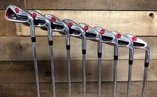 DEMO Mens T11 Powerback Golf Clubs Iron Set #4-SW Regular Flex Steel 3184-E7OI