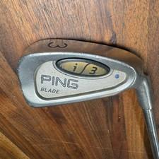 Ping i3 Blade 3 Iron Blue Dot Steel Shaft Regular Flex Right Handed