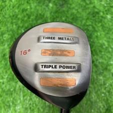 Three Metals Triple Power Fairway Wood 16° Unmarked Flex Graphite RH 3923