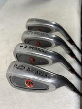 Bacardi Rum Golf Irons lot / 4, 6, 7, 9, Regular Flex Steel, RH