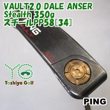Pin VAULT 2.0 Dale Anser Stealth Putter 350g Steel Used From Japan