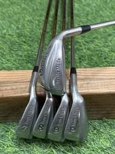 RH TaylorMade 6-PW Cleek Hybrid Irons KBS Tour +.5"- Stiff (Rattle 7&9) UPC3252