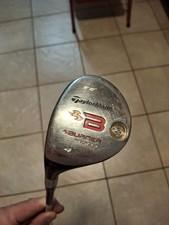 TaylorMade Burner LEFT HAND Rescue 4 Hybrid 22* Stiff Flex REAX 60. Good Grip.