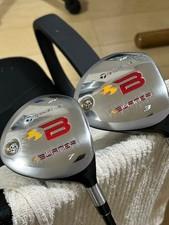 TaylorMade BURNER 2008 Fairway Wood Set 3W 15° 7W 21° RE-AX S Flex RH Used