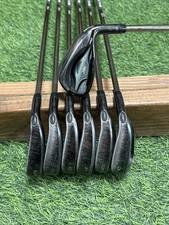RH Callaway XR Pro 5-PW & AW Recoil Graphite F4 Stiff flex 360 CF UPC3902