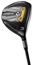Left Callaway Rogue ST LS 15* 3 Wood Stf Graph Mitsubishi Fubuki AX White 75 Mnt