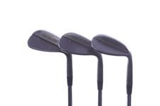 Titleist Vokey SM8 Jet Black 52*, 56*, 60* Wedge Set RH Wedge Flex 130g