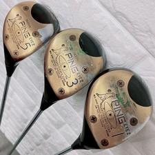 PING EYE2 Driver Fairway Wood 3W 5W Set ZZ LITE with Cover RH Used