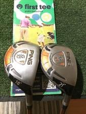 Ping G10 Hybrids Set (18* HY & 21* HY) Regular TFC 129 H Graphite Shafts