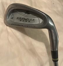 COBRA 4 IRON GRAVITY BACK OPTIMUM INERTIA RH STEEL REGULAR FLEX SHAFT NICE GRIP