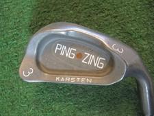 PING ZING BROWN DOT 3 IRON, PING JZ STIFF FLEX STEEL SHAFT, 39.5"