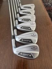 Callaway A I 200 Apex irons 6-Gw regular steel elevate shafts