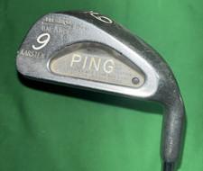 PING Karsten 1 Black Dot 9 Iron steel Shaft RH 35.75" Excellent condition K135