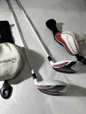TaylorMade AeroBurner 3 & 5 Wood 25° & 18° Loft R Flex Shaft With Covers