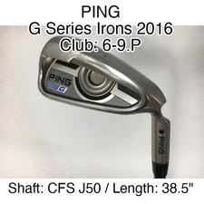 PING G Series Irons 2016 6-9.P Iron Set 38.5" CFS J50 Regular Right-Handed