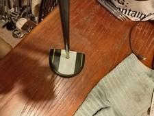 SLOTLINE Center-Shafted Mallet Putter, RH, Large Head, Rigid Graphite, 36 Inch.