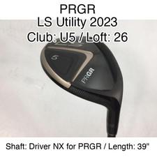 PRGR LS Utility 2023 U5 Hybridー 26 39" Driver NX for PRGR R2 Right-Handed
