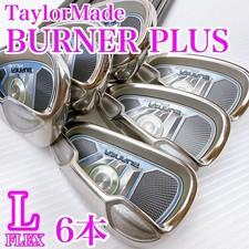 TaylorMade BURNER PLUS Iron Set 6pcs 7-9-PW-AW-SW REAX SUPERFAST Flex L