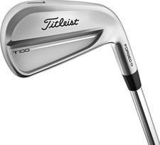 Titleist T100 4G 6-PW Iron Set Stiff 2 Degrees Flat Stl AMT White G2 Mint