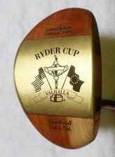 LOUISVILLE GOLF LIMITED EDITION 2008 RYDER CUP VALHALLA CHERRY WOOD PUTTER 35"