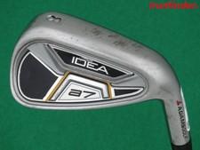 Adams Idea a7 Single 8 Iron Steel Shaft Stiff Flex Mens Right Handed Good Cond