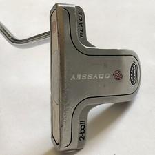 ODYSSEY MID WHITE STEEL 2-Ball Putter Right Hand 35" Winn Grip