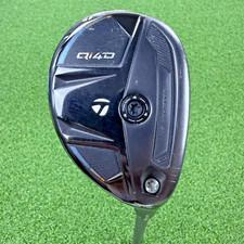 TaylorMade Qi4D Rescue 3-Hybrid RH 19° REAX 45A Senior Winn DriTac Oversize Grip