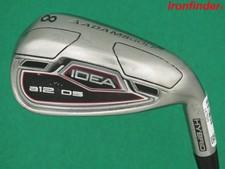 Adams Idea a12 OS Single 8 Iron Steel Shaft Regular Flex Mens Right Handed Good