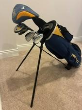 Top Flight XL J Junior Golf Club Set Blue/Yellow Bag 6 Clubs, RH