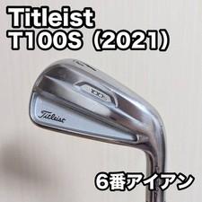 Titleist T100S 6 Iron 2021 S Flex Right-Handed Golf Club, 37.5"