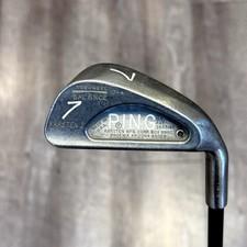 PING KARSTEN I 17-4 ph BLACK DOT RH 7-IRON Graman CF310 Graphite Stiff Flex