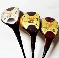 Daiwa Vintage Golf 134 Woods Parsimon Wood Heads